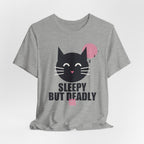 Sleepy But Deadly Anime T-Shirt - original anime design, view 16