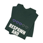 Respawn And Try Again Anime T-Shirt - original anime design, view 12