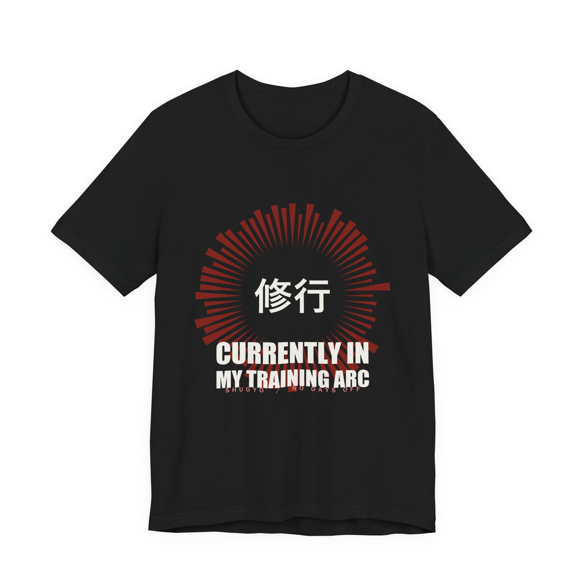 Training Arc Anime T-Shirt in Black