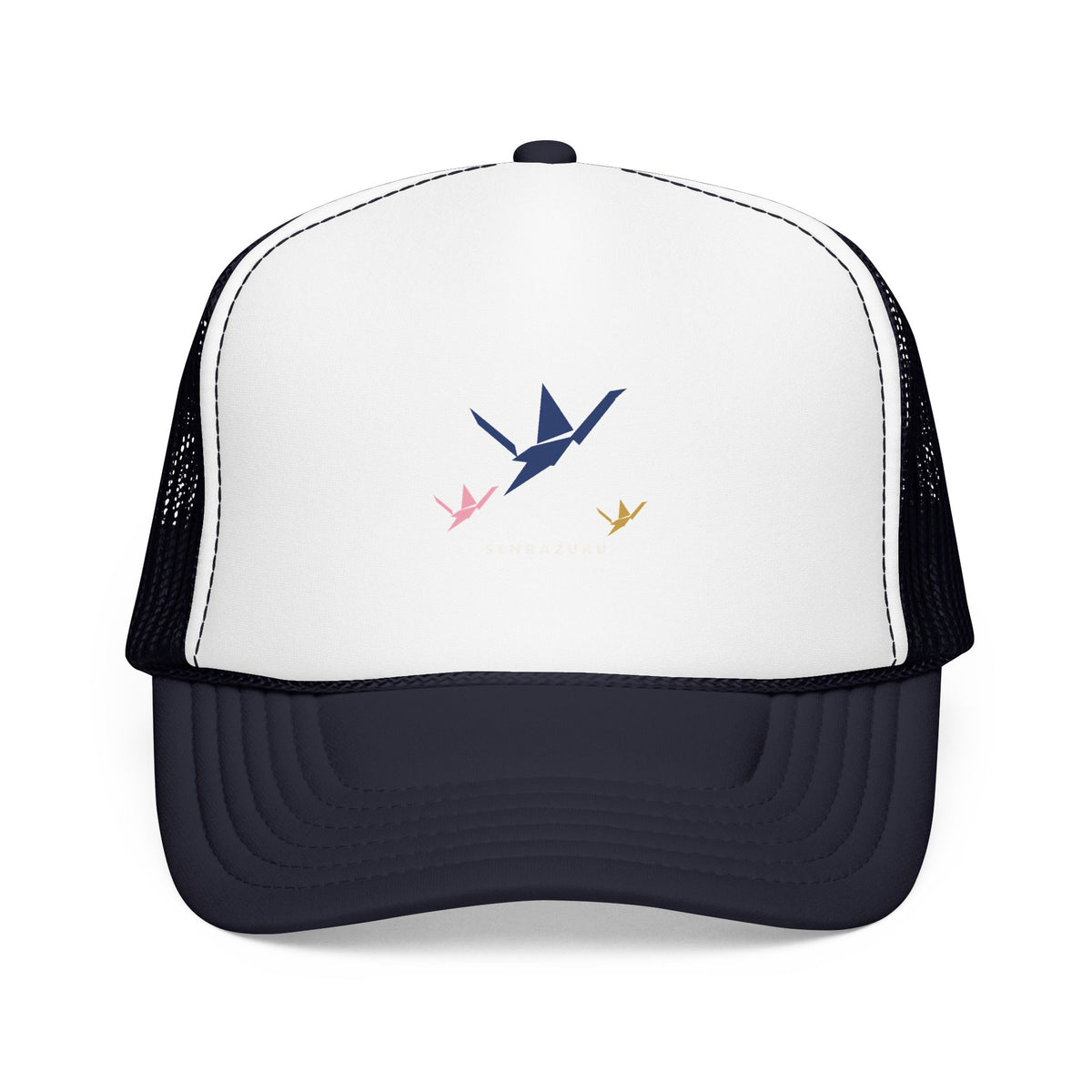 Senbazuru Trucker Cap in Navy