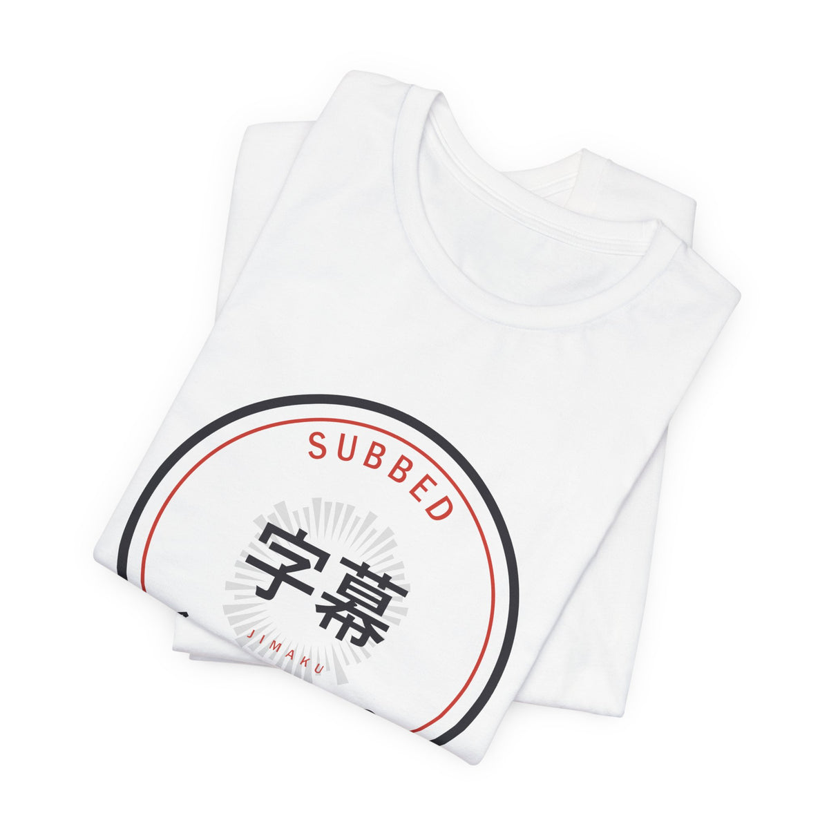 Subbed Not Dubbed Anime T-Shirt - original anime design, view 3
