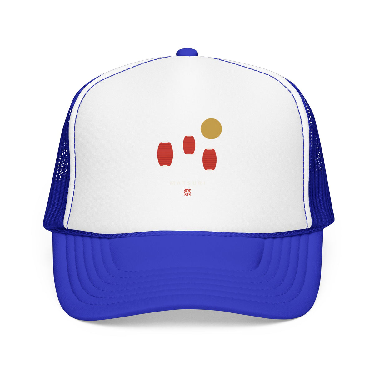 Matsuri Lanterns Trucker Cap in Royal