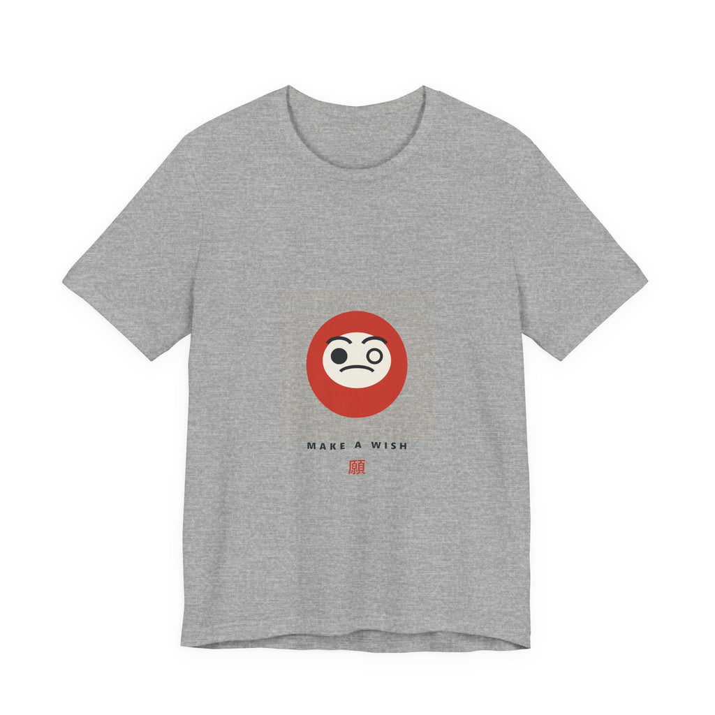 Daruma Wish T-Shirt in Athletic Heather
