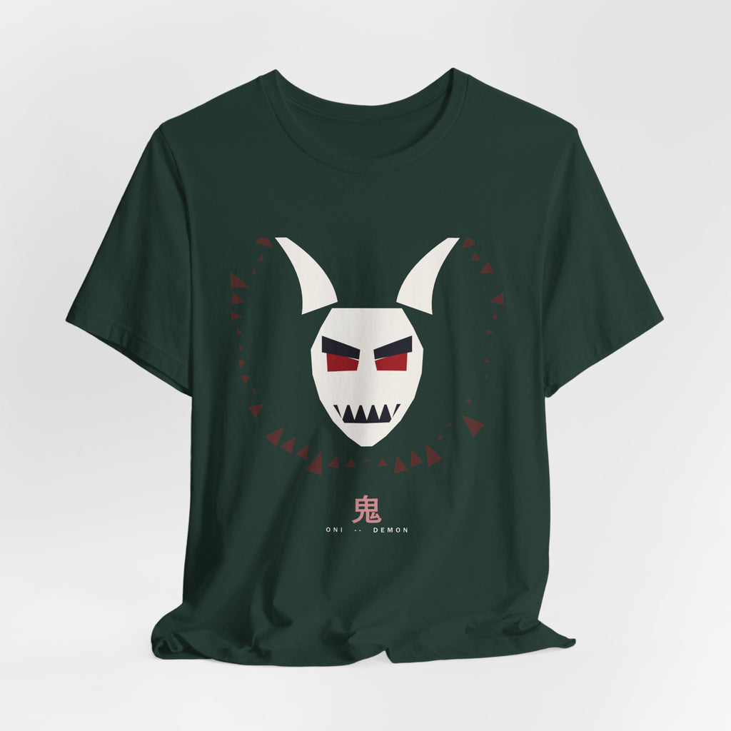 Oni Mask Anime T-Shirt - original anime design, view 13