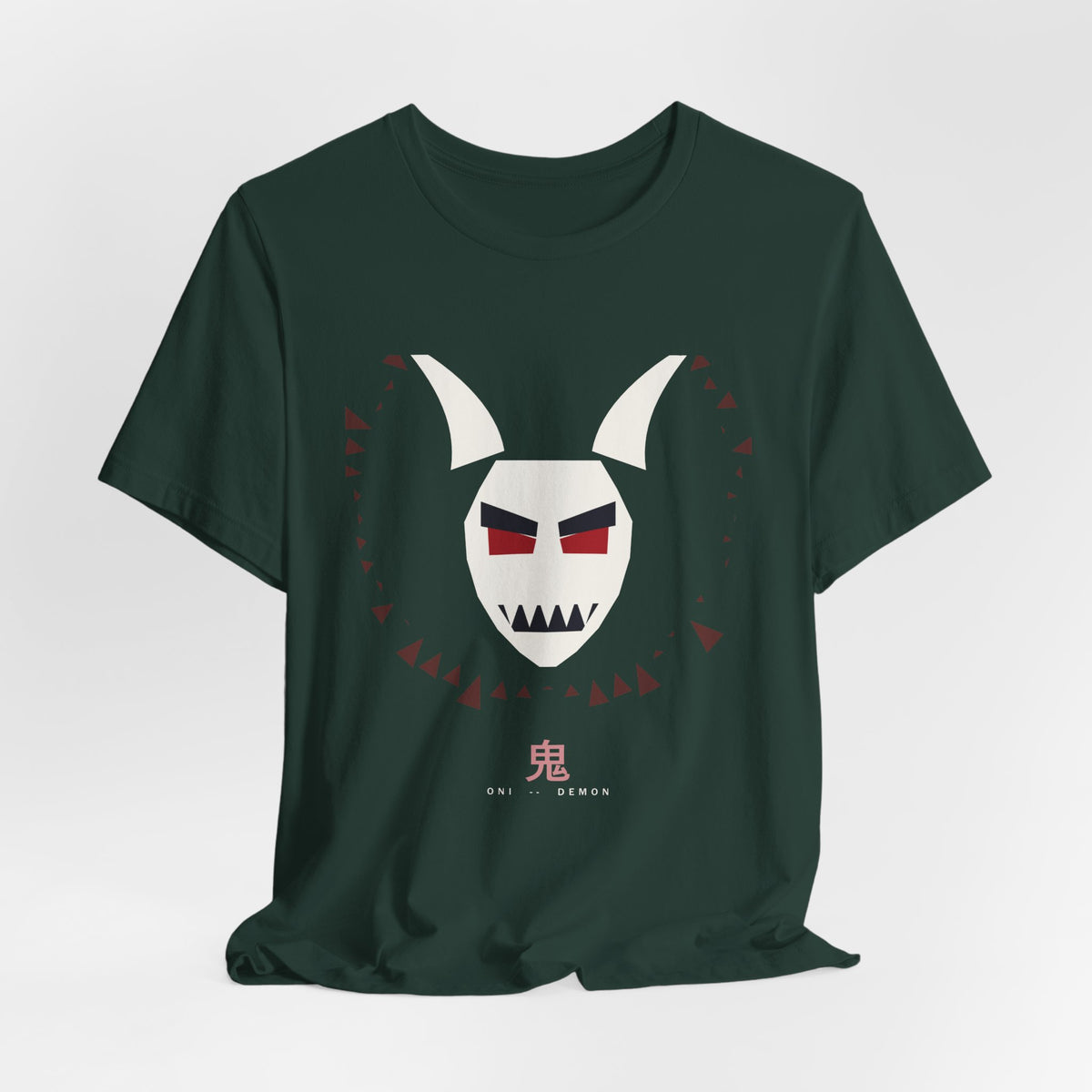 Oni Mask Anime T-Shirt - original anime design, view 13