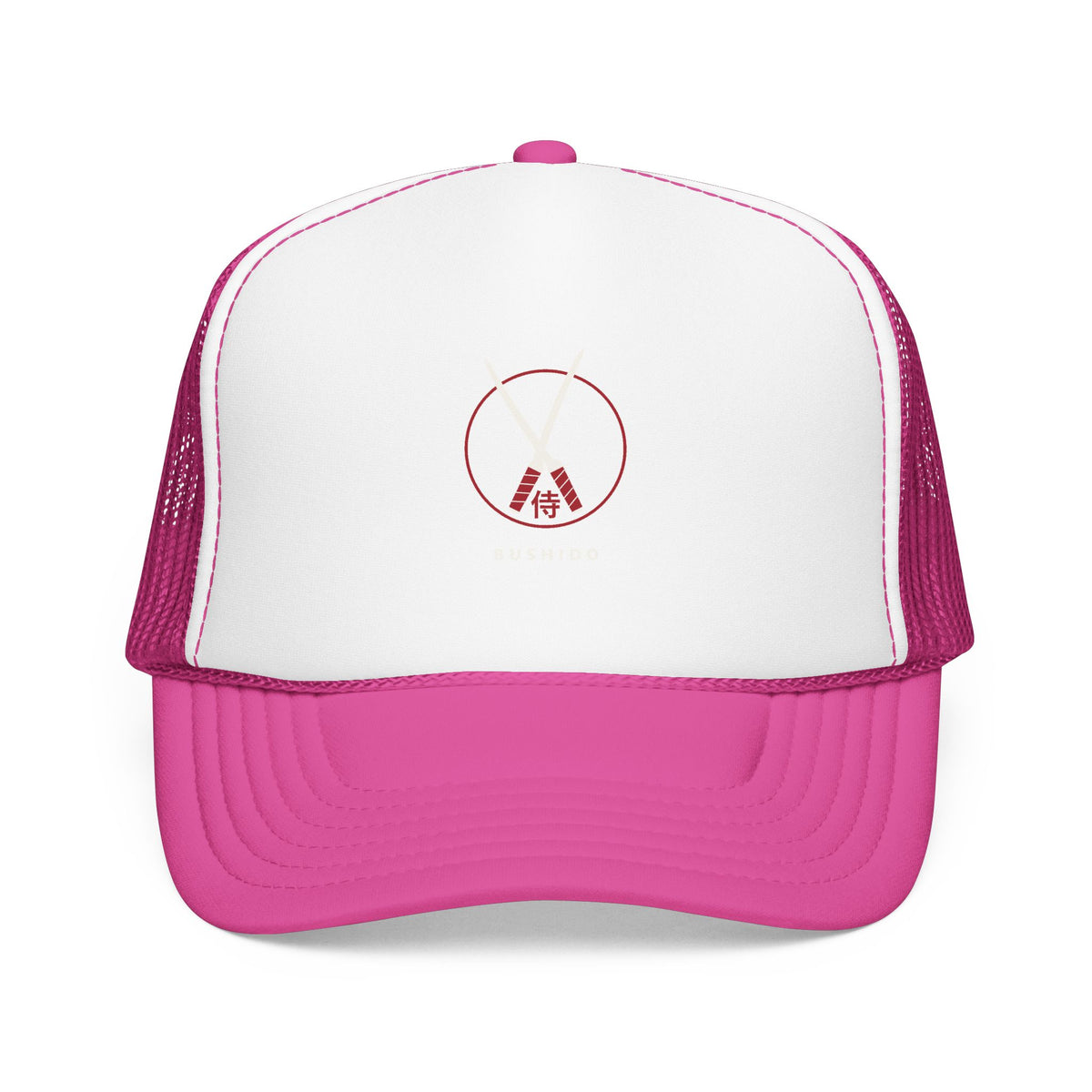 Bushido Trucker Cap in Hot Pink