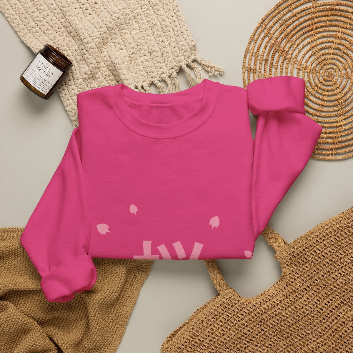 Sakura Season Sweatshirt - original anime design, view 52