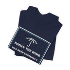 Today The Wind Has Been Extremely Unprofessional Funny Anime T-Shirt - original anime design, view 20