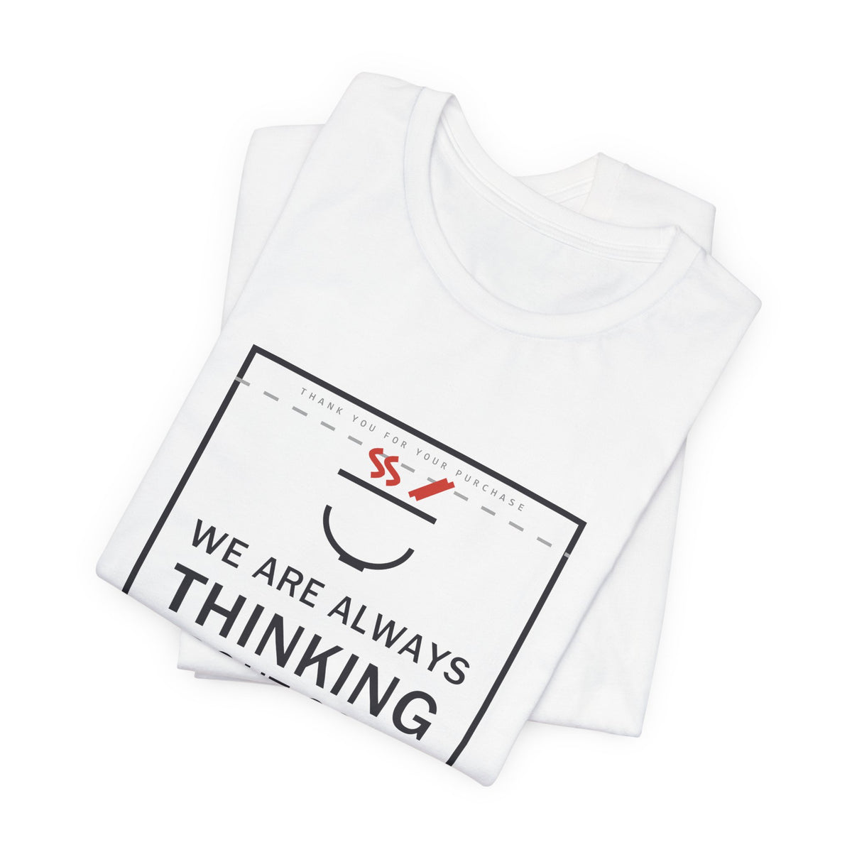 We Are Always Thinking About Soup Funny Anime T-Shirt - original anime design, view 2