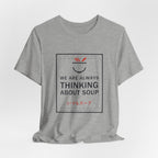 We Are Always Thinking About Soup Funny Anime T-Shirt - original anime design, view 15