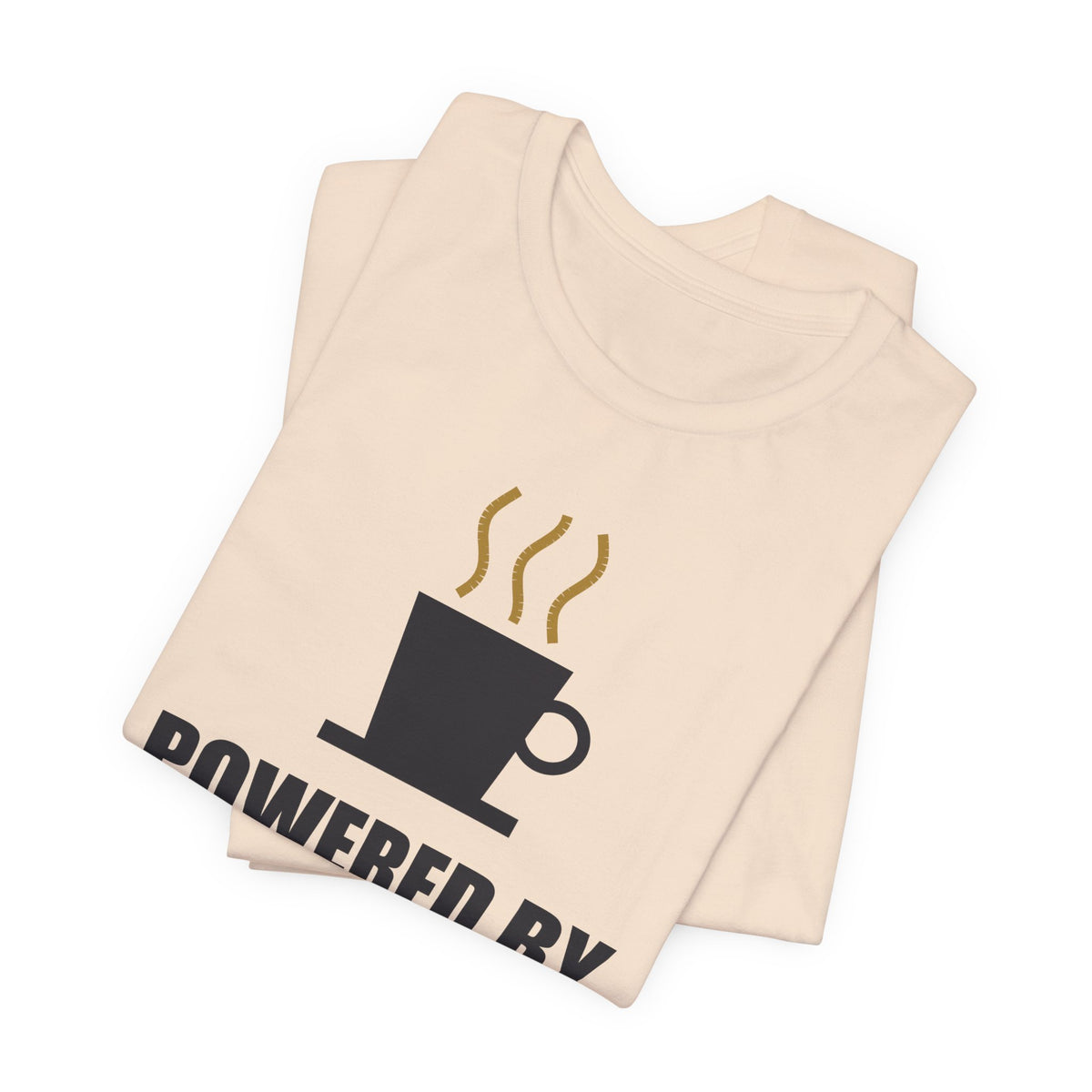 Powered By Anime And Coffee T-Shirt - original anime design, view 9