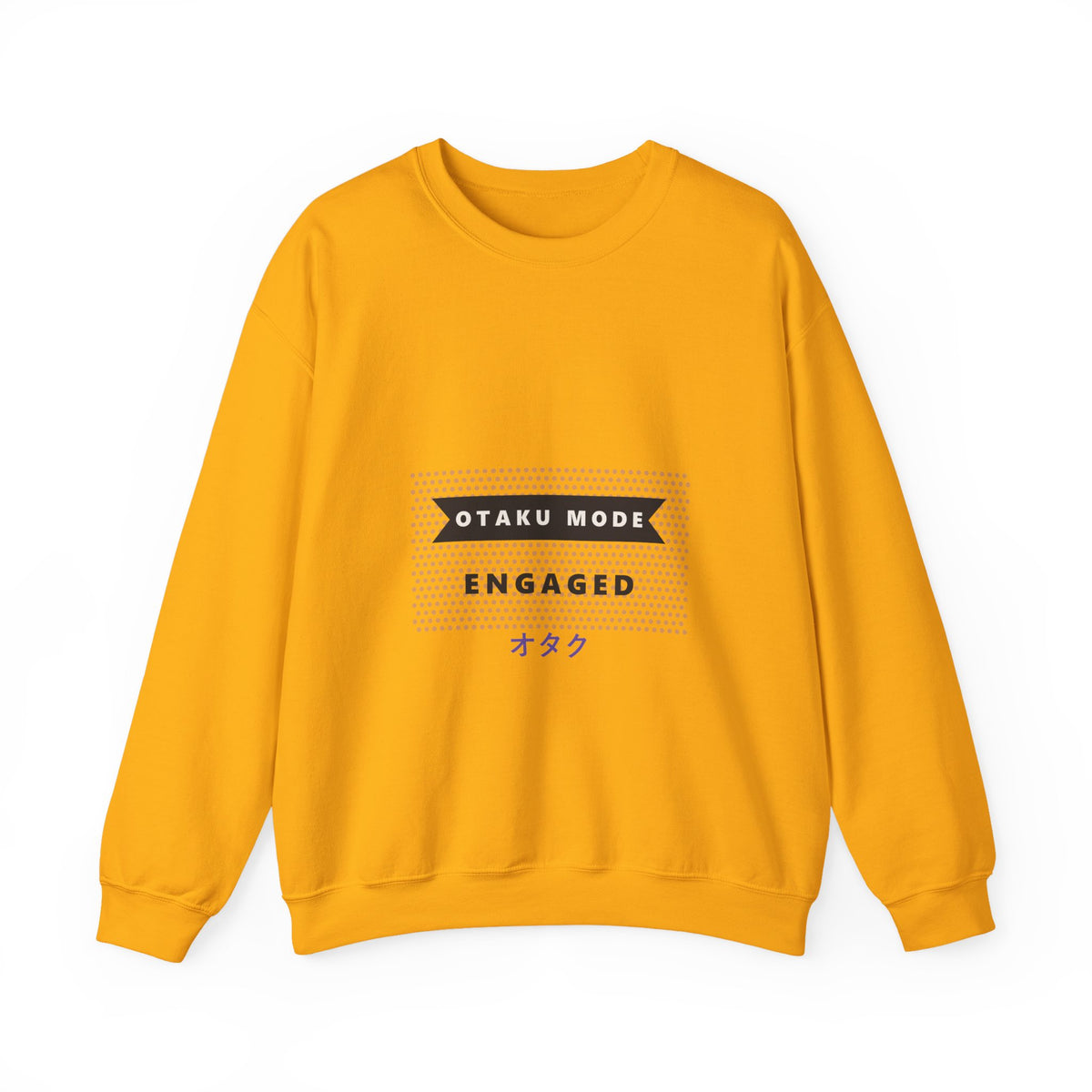 Otaku Mode Sweatshirt in Gold