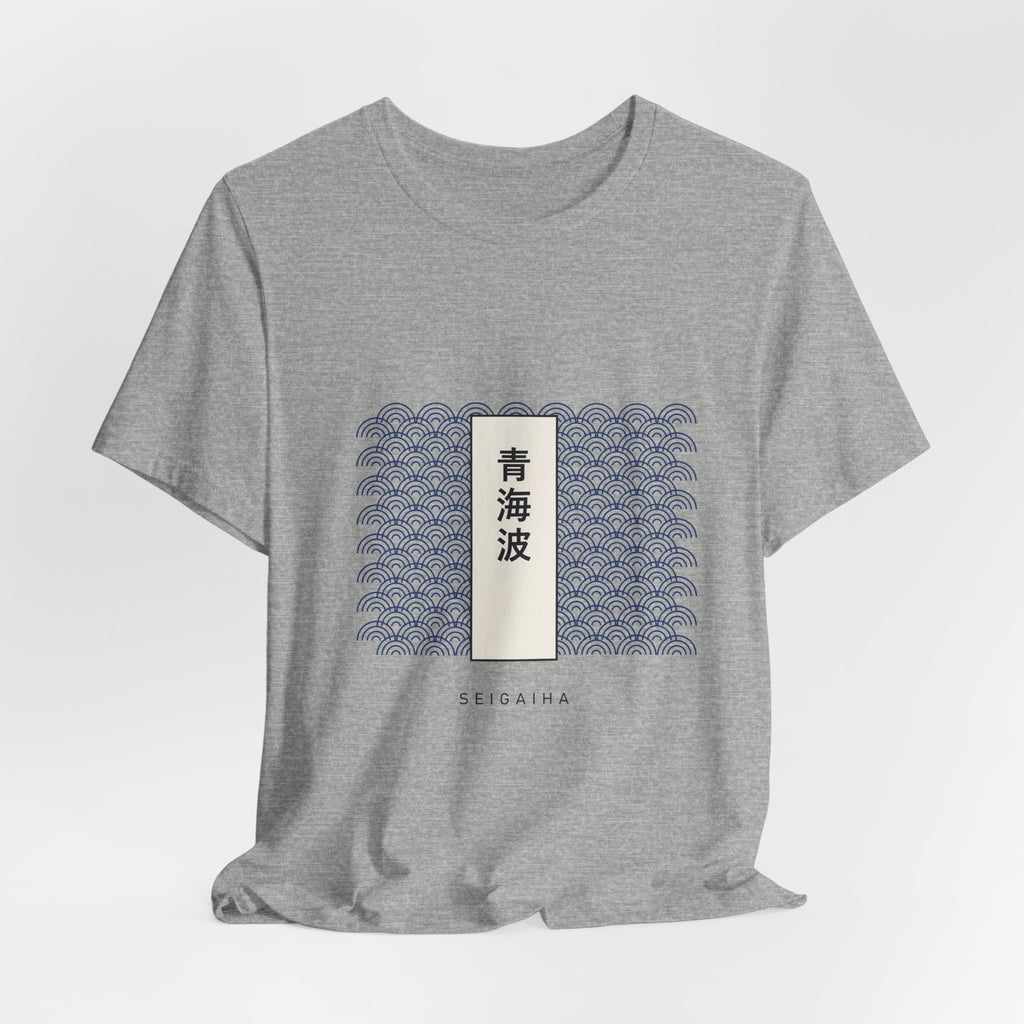 Seigaiha T-Shirt - original anime design, view 9