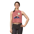 Fuji & Wave Crop Top - original anime design, view 5