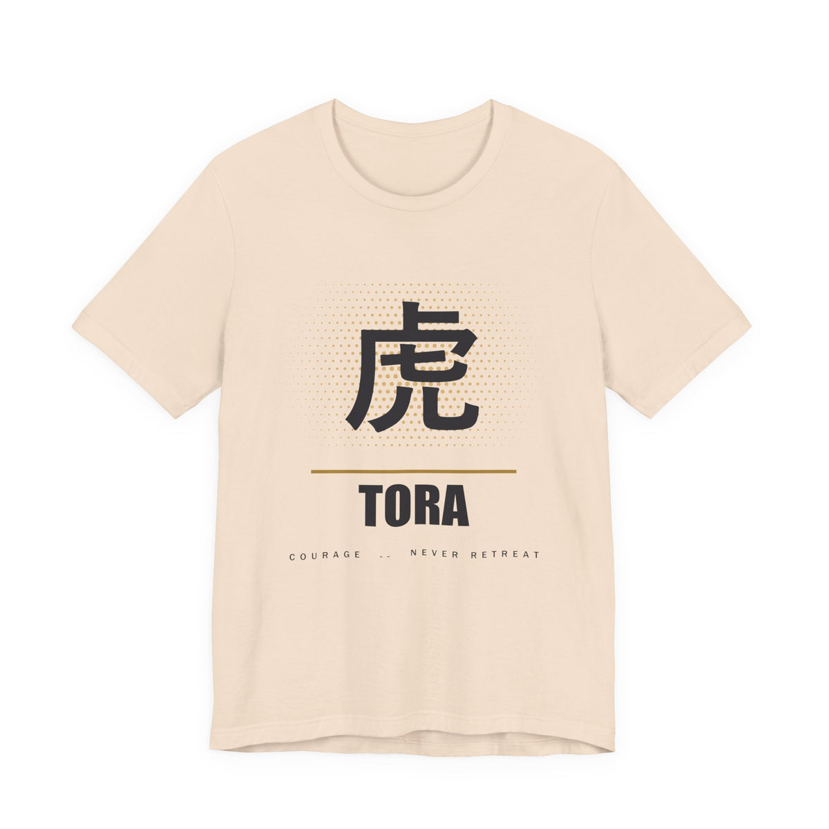 Tora Anime T-Shirt in Soft Cream