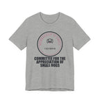 Committee For The Appreciation Of Small Dogs Funny Anime T-Shirt in Athletic Heather