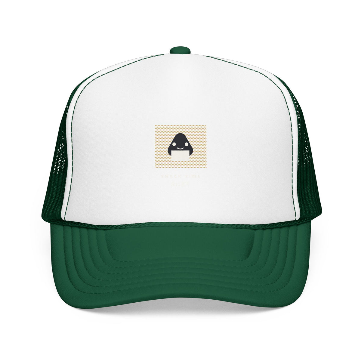 Snack Time Trucker Cap in Kelly