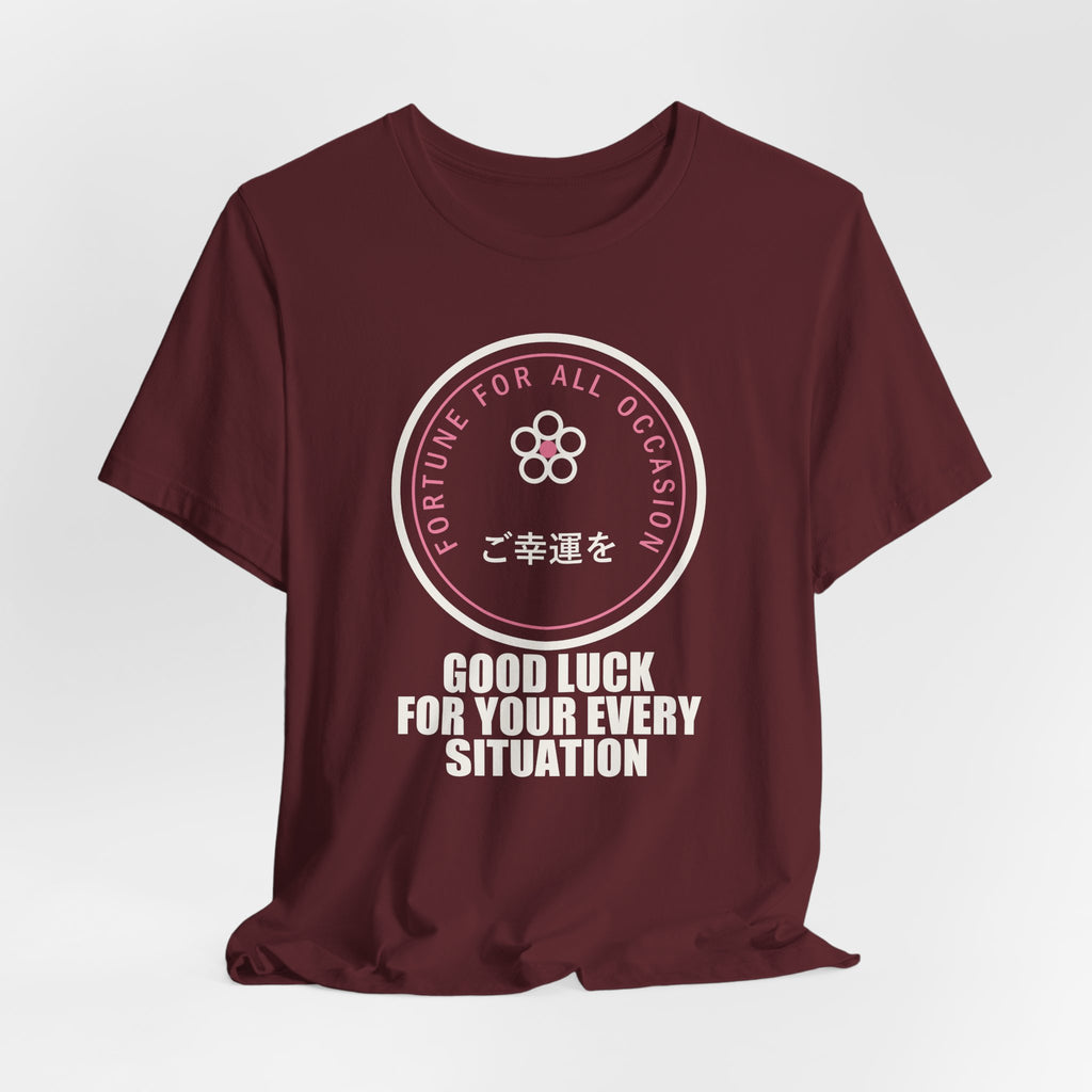 Good Luck For Your Every Situation Funny Anime T-Shirt - original anime design, view 24
