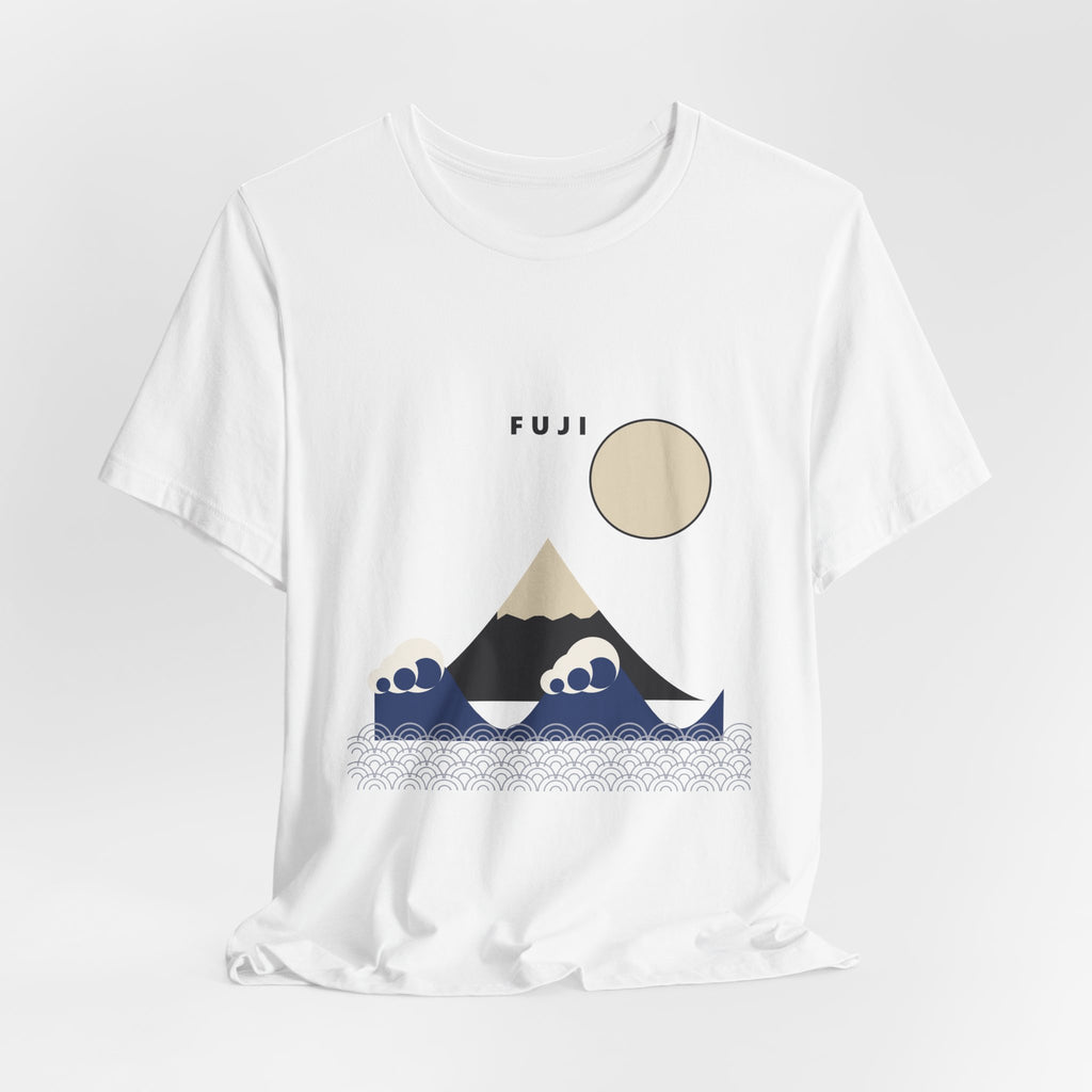 Fuji & Wave T-Shirt - original anime design, view 15