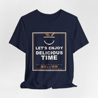 Let's Enjoy Delicious Time Funny Anime T-Shirt - original anime design, view 21