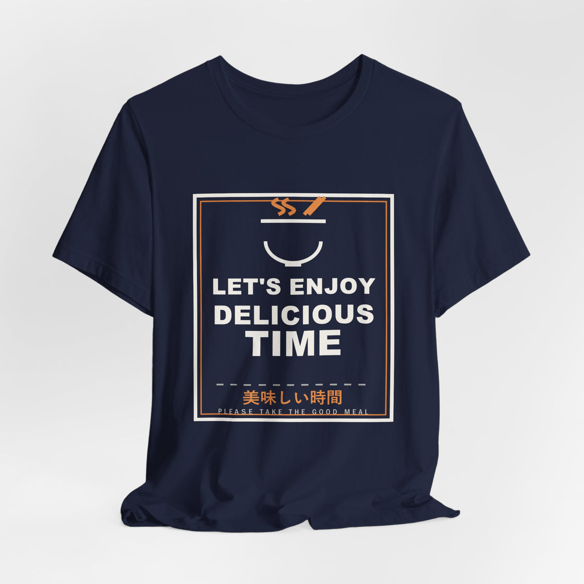 Let's Enjoy Delicious Time Funny Anime T-Shirt - original anime design, view 21