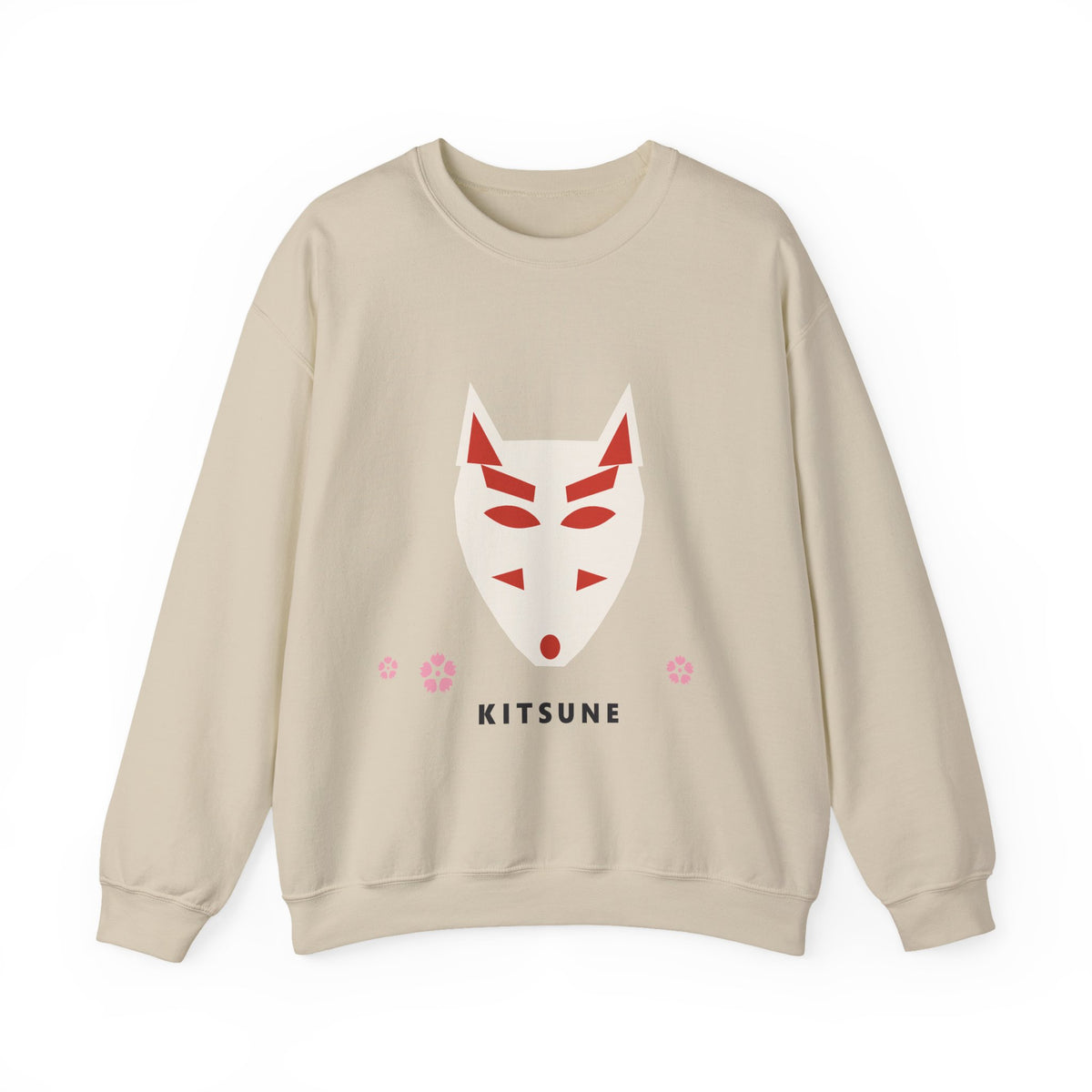 Kitsune Mask Sweatshirt in Sand