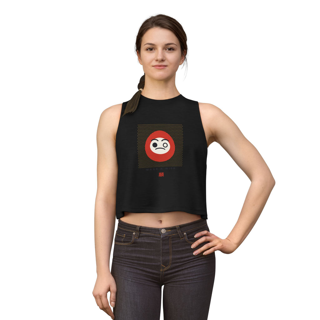 Daruma Wish Crop Top - original anime design, view 8