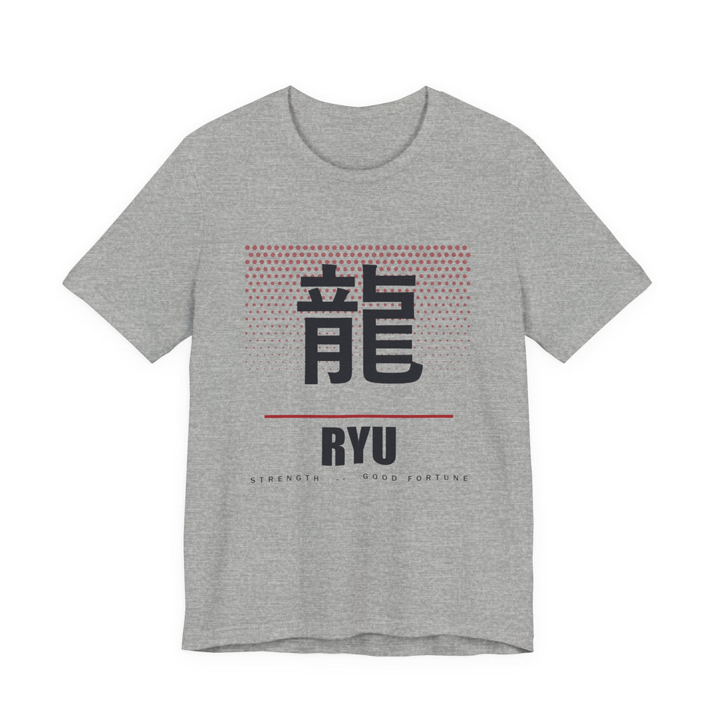 Ryu Anime T-Shirt in Athletic Heather