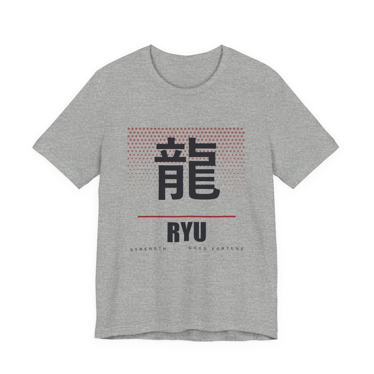 Ryu Anime T-Shirt in Athletic Heather