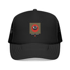 Daruma Wish Trucker Cap in Black