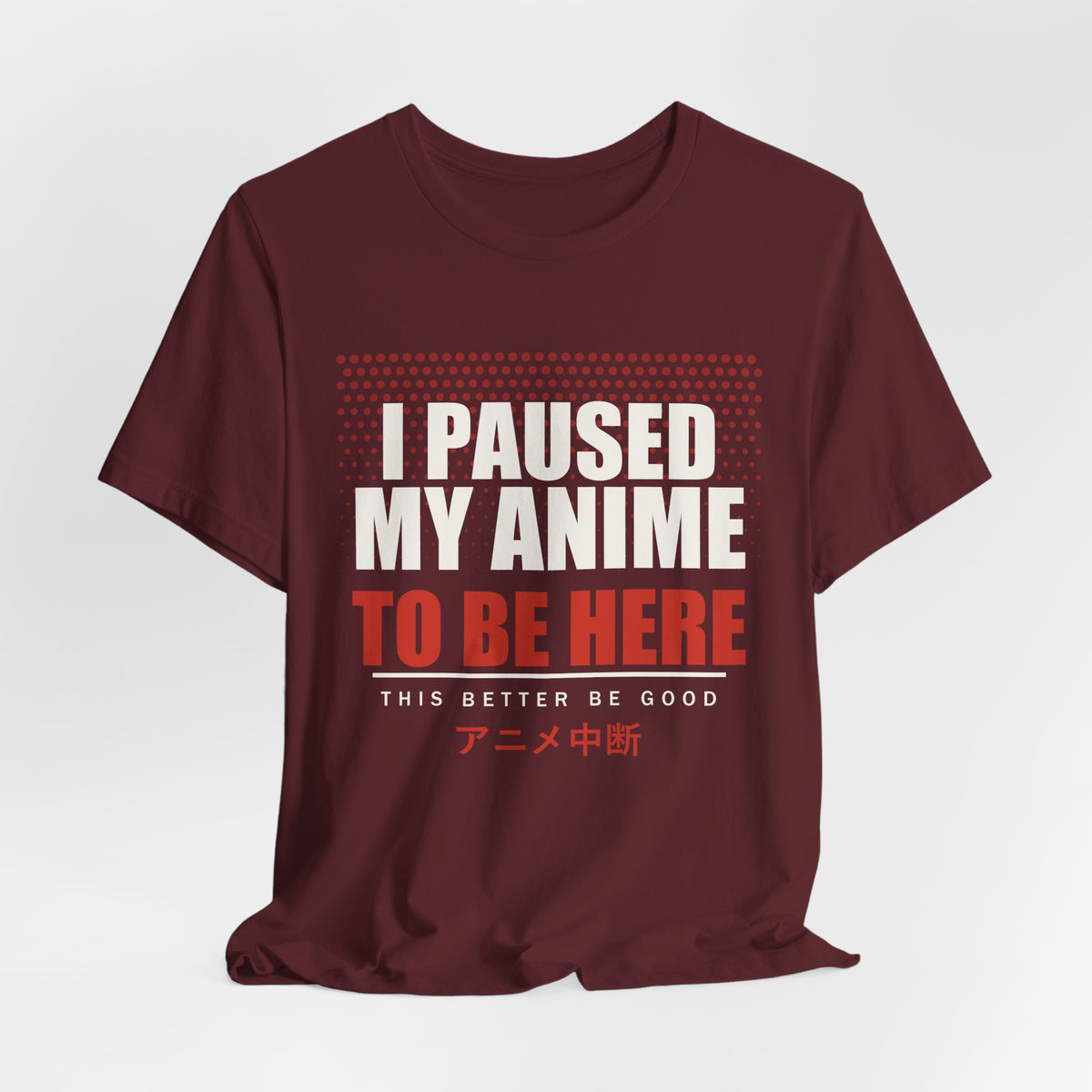 I Paused My Anime T-Shirt - original anime design, view 25