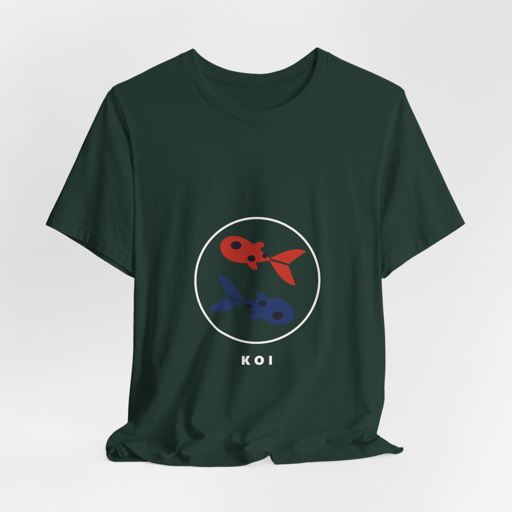 Koi Pair T-Shirt - original anime design, view 6