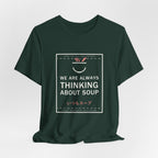 We Are Always Thinking About Soup Funny Anime T-Shirt - original anime design, view 12