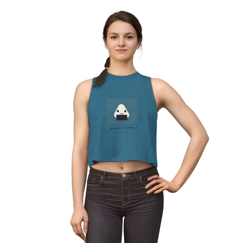 Snack Time Crop Top - original anime design, view 17