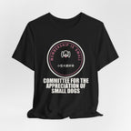 Committee For The Appreciation Of Small Dogs Funny Anime T-Shirt - original anime design, view 6