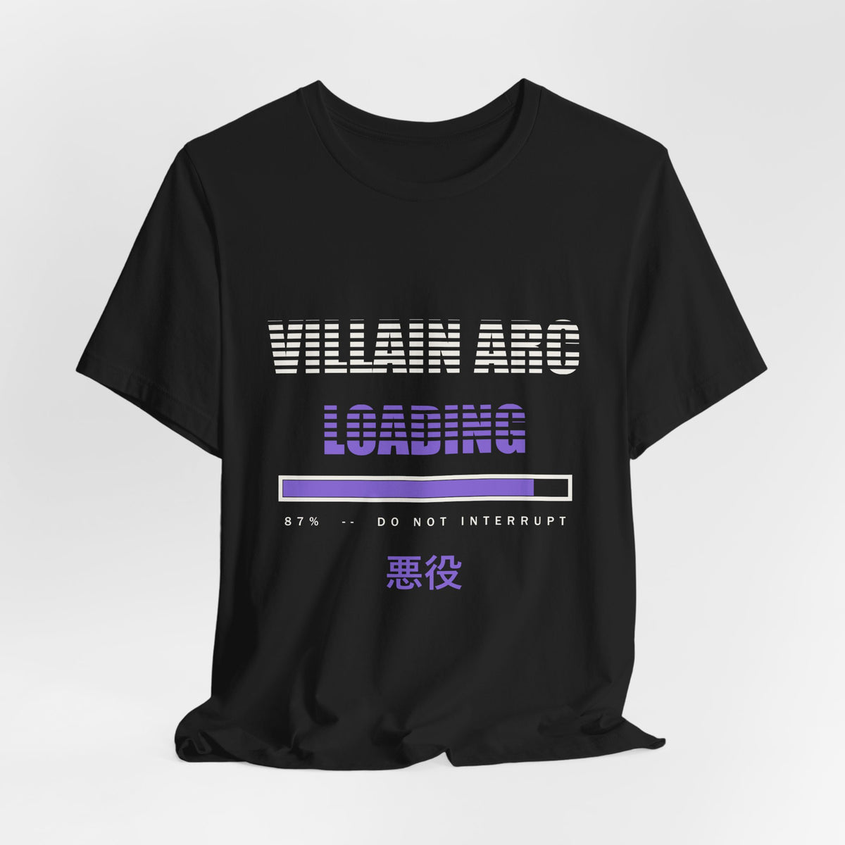 Villain Arc Loading Anime T-Shirt - original anime design, view 7
