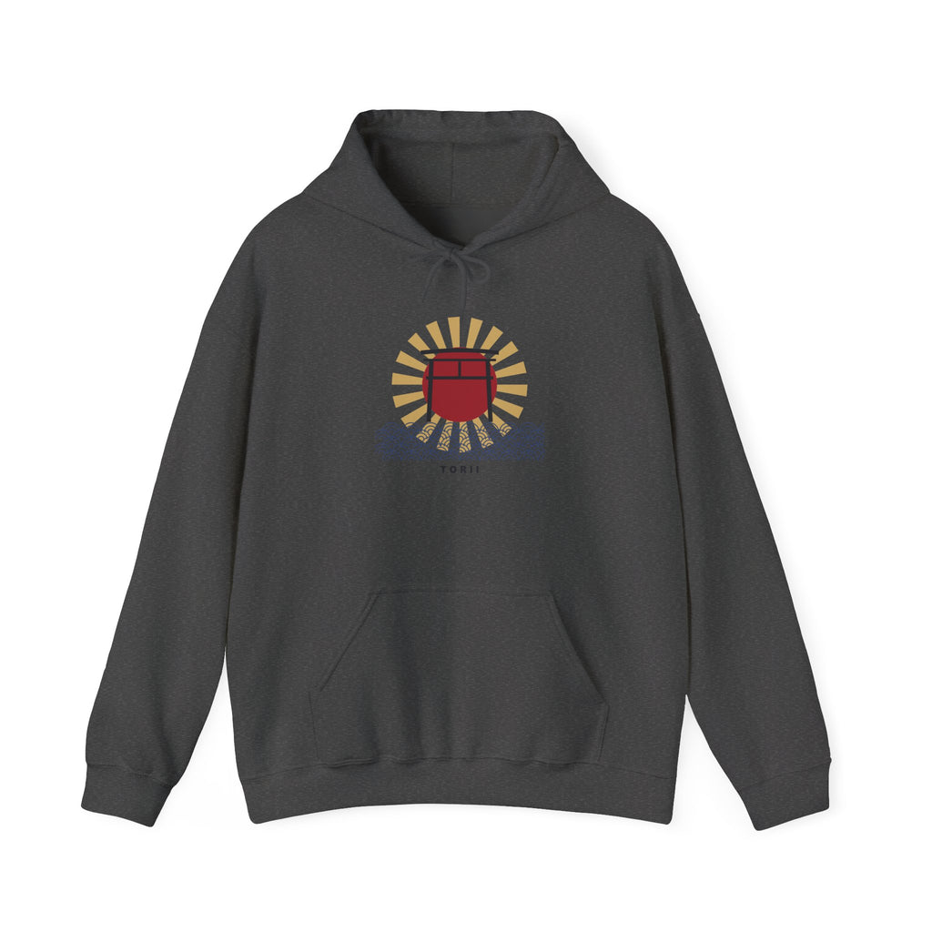 Torii Gate Hoodie in Dark Heather