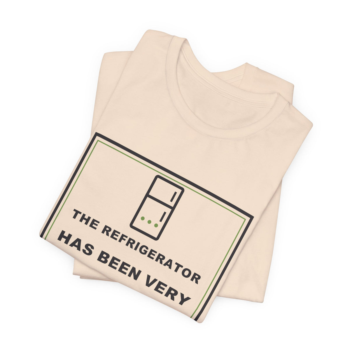The Refrigerator Has Been Very Quiet Lately Funny Anime T-Shirt - original anime design, view 8