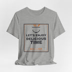Let's Enjoy Delicious Time Funny Anime T-Shirt - original anime design, view 15