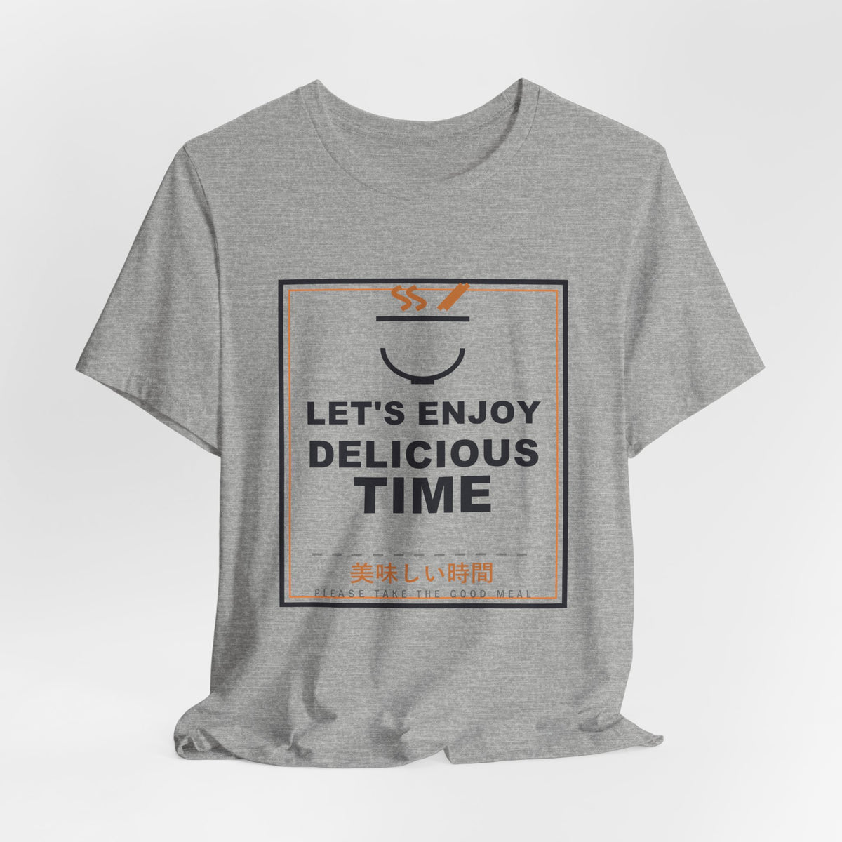 Let's Enjoy Delicious Time Funny Anime T-Shirt - original anime design, view 15