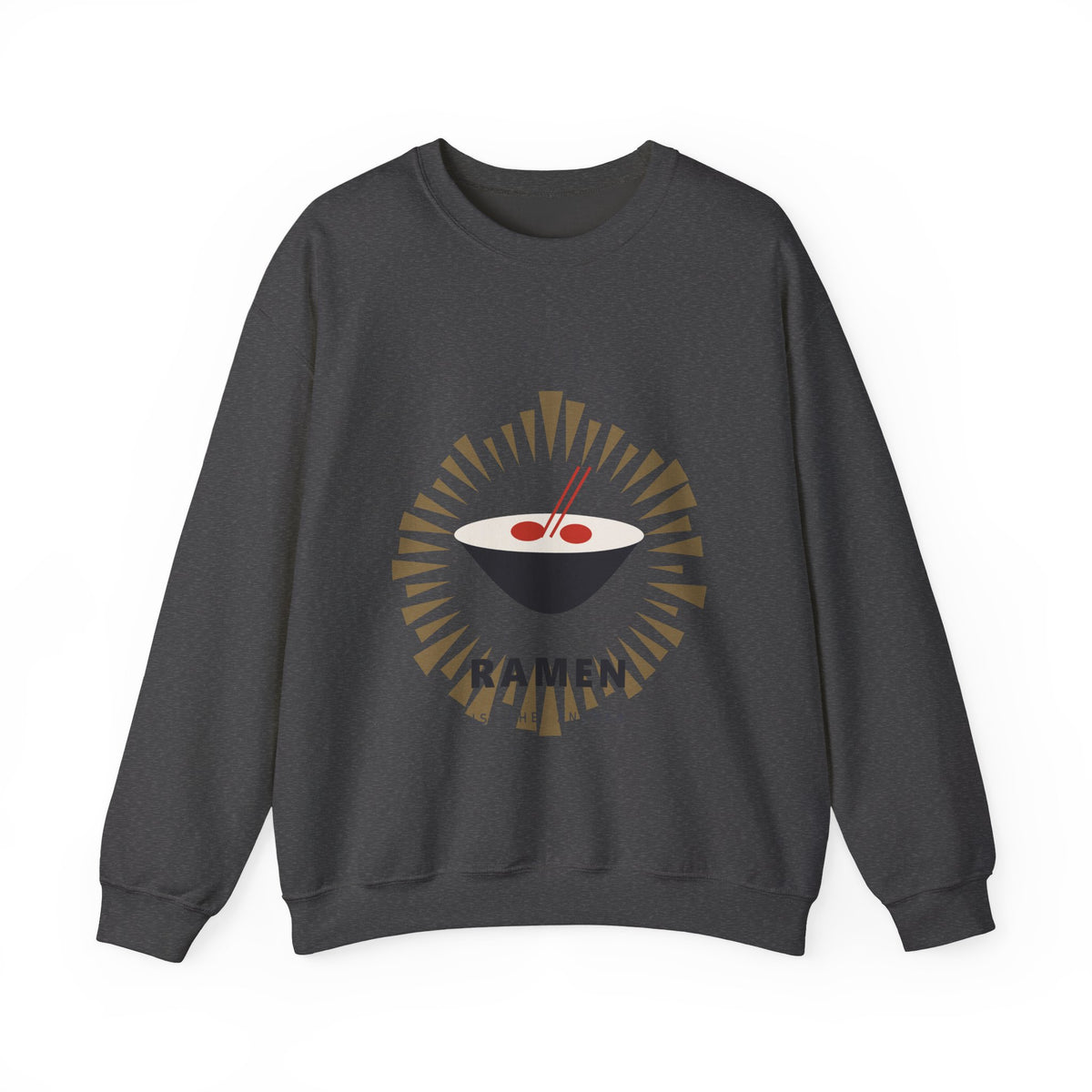 Ramen Is The Answer Sweatshirt in Dark Heather