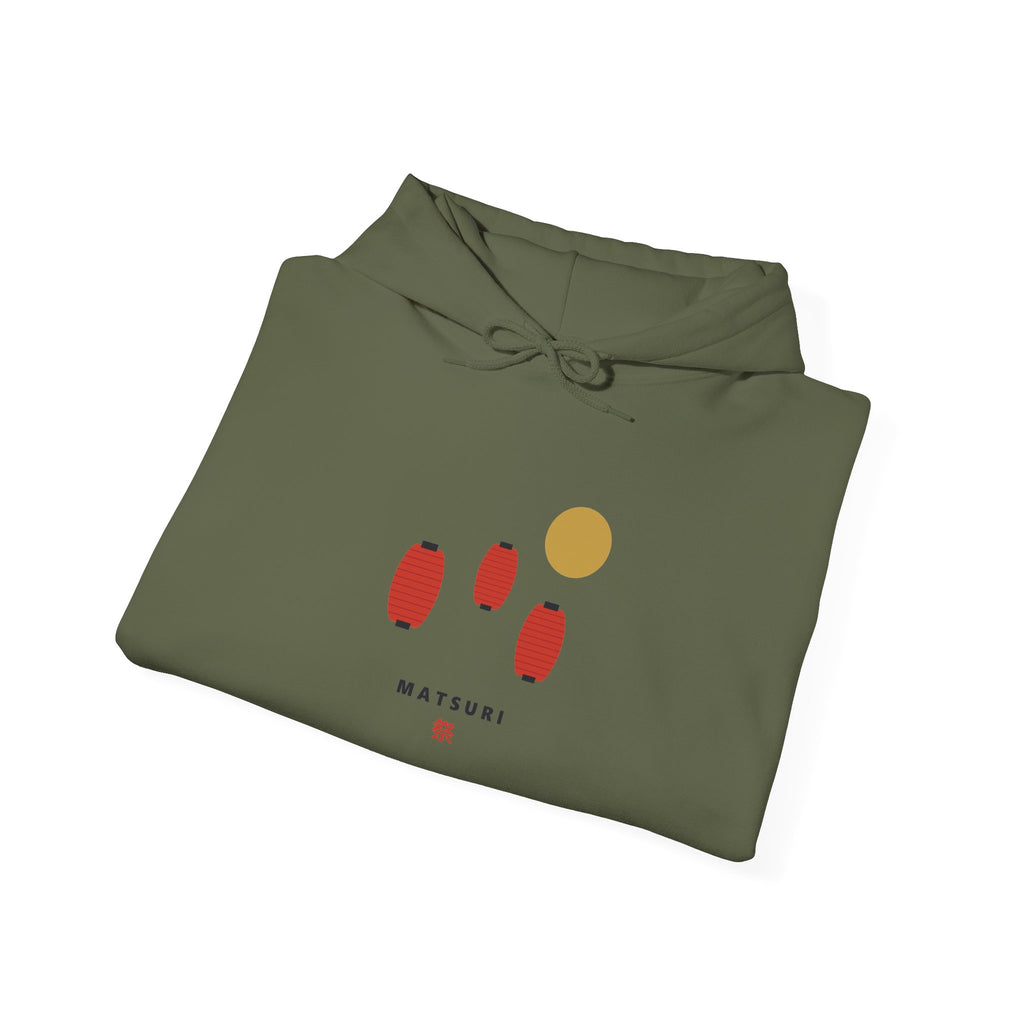 Matsuri Lanterns Hoodie - original anime design, view 21