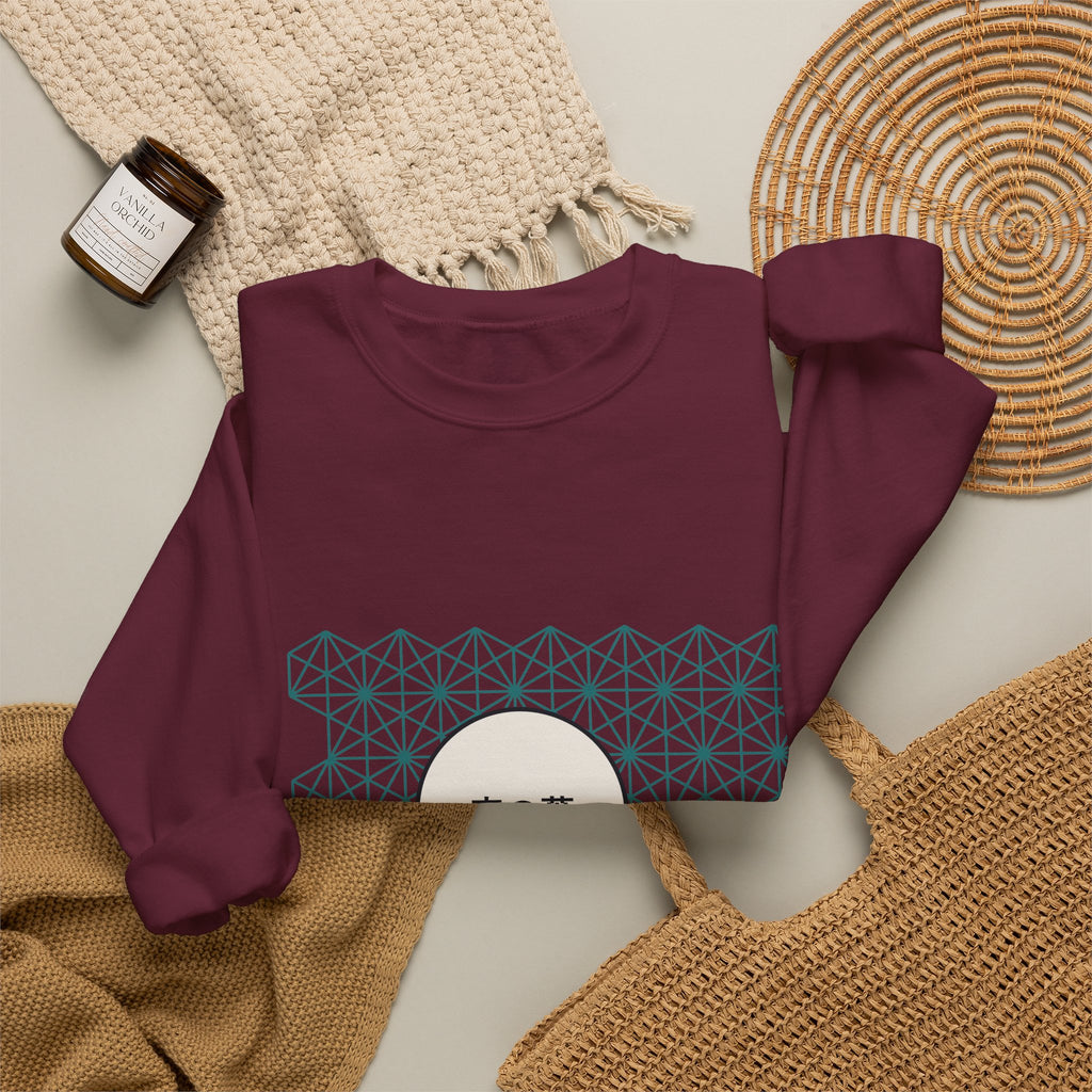 Asanoha Sweatshirt - original anime design, view 24