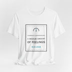 Currently Experiencing A Medium Amount Of Feelings Funny Anime T-Shirt - original anime design, view 3