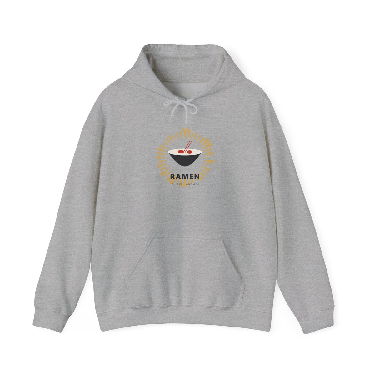 Ramen Is The Answer Hoodie in Sport Grey