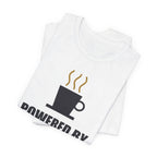 Powered By Anime And Coffee T-Shirt - original anime design, view 3