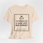 The Mountain Is Also Very Big Today Funny Anime T-Shirt - original anime design, view 9