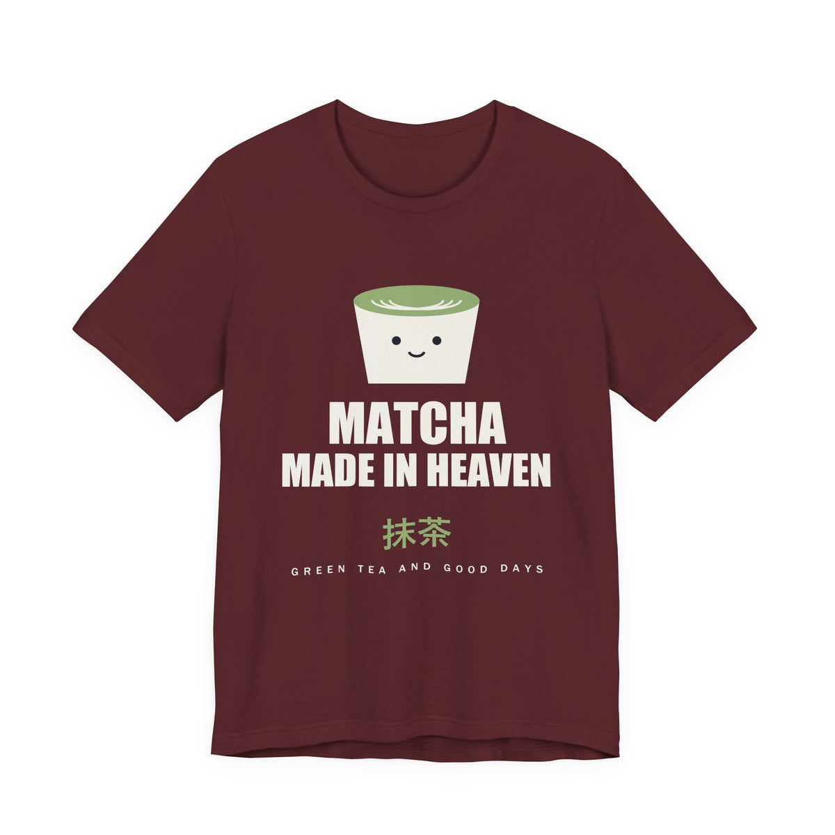 Matcha Made In Heaven Anime T-Shirt in Maroon