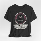 Committee For The Appreciation Of Small Dogs Funny Anime T-Shirt - original anime design, view 18