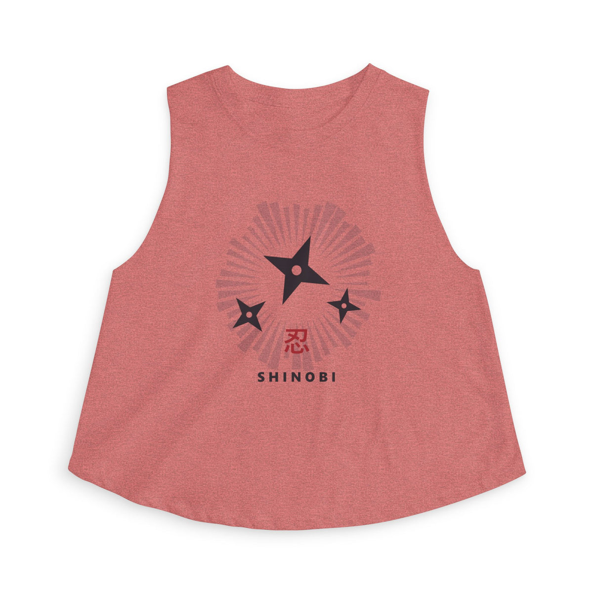 Shinobi Crop Top in Heather Mauve